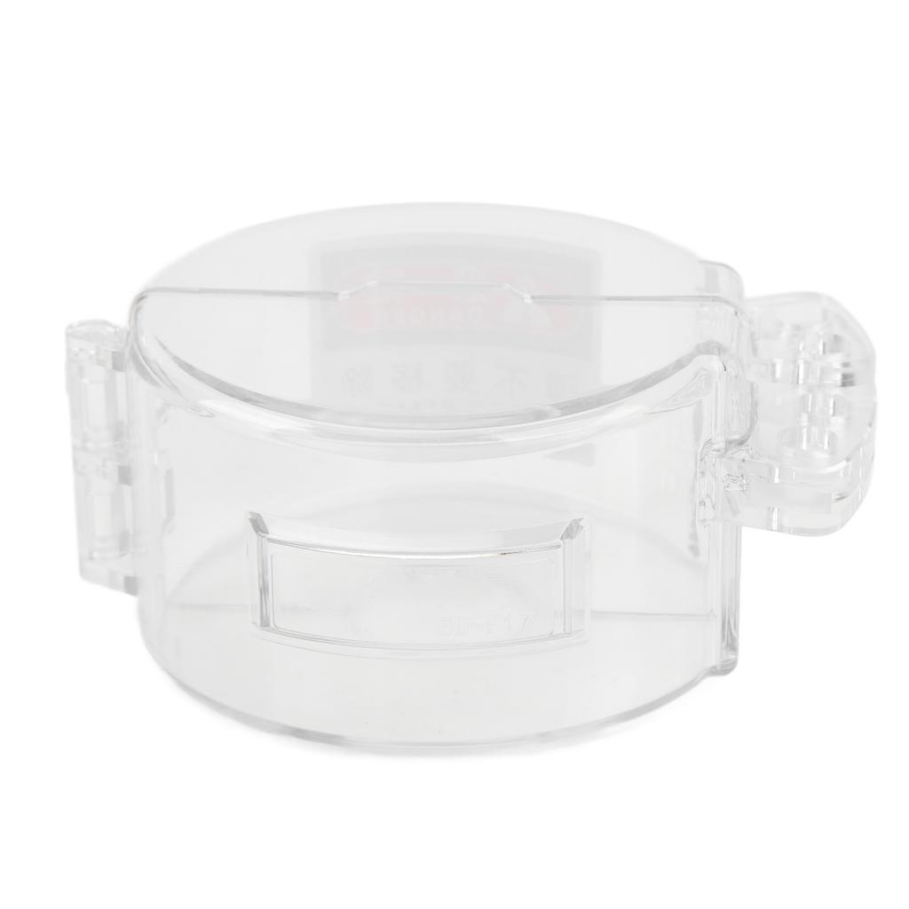 Schieberabsperrung Transparent 4 Loch Schutzabdeckung für Ventilhahnabsperrung für Elektro