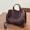 2025 Spring Casual Women's Genuine Leather Tote: Versatile Cowhide Shoulder/Crossbody Handbag