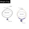 2pcs Bohemian Blue Evil Eye Anklets for Women Summer Beach Anklet Bracelets Chain Girls Jewelry Gifts
