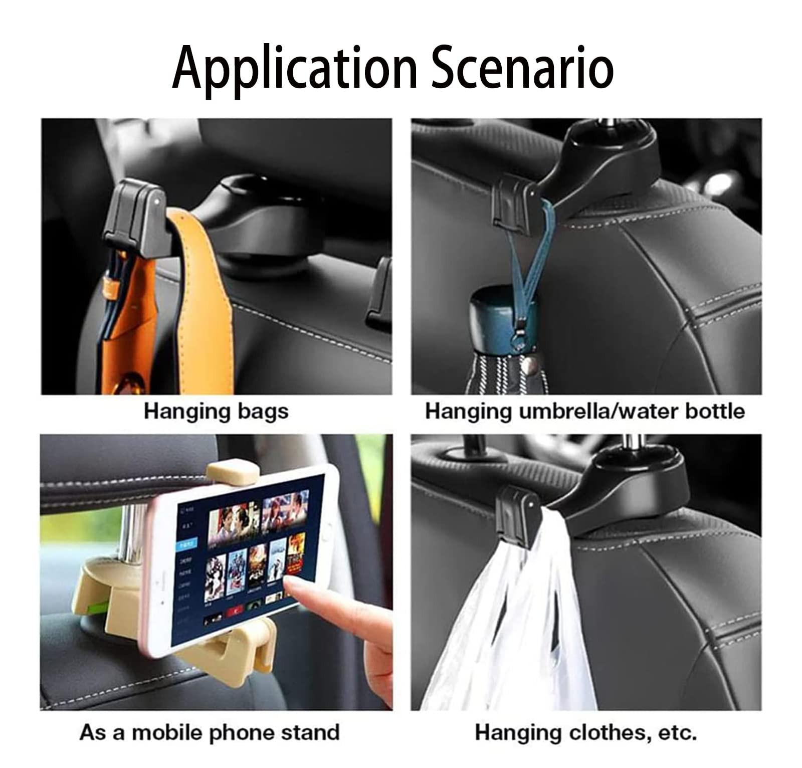 Скрытый крючок в подголовнике автомобиля 2 в 1 — фото 4