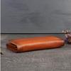 Johnature Retro Genuine Leather Women's Wallet Long Hand Bag Natural Cowhide Solid Color Phone Purse Card Holder