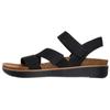 Sandálias de Praia Confortáveis e Estilosas Sandálias Femininas Preto 163252-BLK