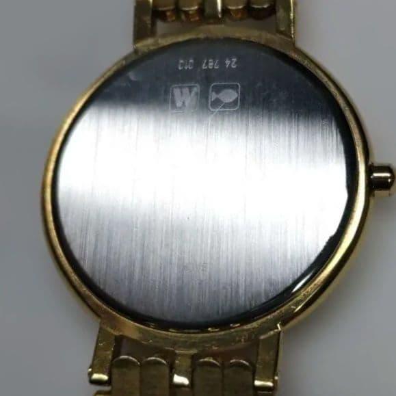 Used LONGINES quartz watch gold dial