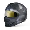 Vintage-Style Motorcycle Helmet With Bluetooth Support 3C Certified ABS Full Face Adults