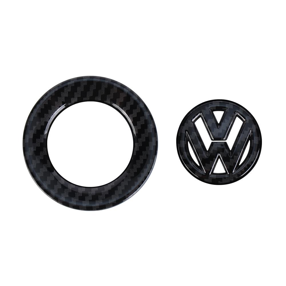Pentru VW Volkswagen Jetta MK5 Golf Mașină Plastic ABS Volan Logo Cerc Ornament Autocolant pentru VW Golf Polo Jetta Touran Mk6 Tigua