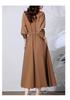 Vilaria Autumn Long Sleeve Dress with Flattering Stylish and Casual for Spring and Summer Women's A-Line V-Neck, Fit,