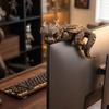 Resin Dragon Sculpture Decoration Bookshelf Ornaments Decorative Desktop Ornament  Home Decor