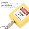 Reliable 38mm Safety Padlock Insulated Safe Industrial Lock Durable Plastic Steel LOTO Lock Equipment Lock
