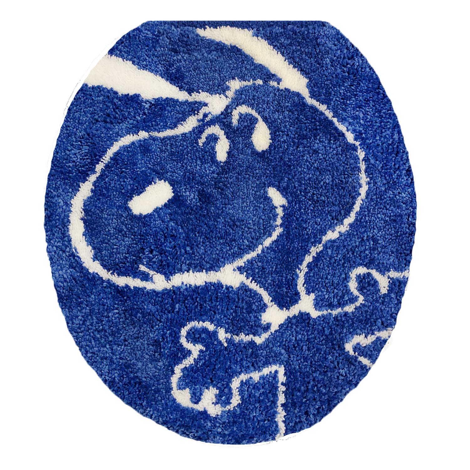 

Senko Snoopy Surf Up Toilet Lid Regular 67243 Cover, Size, Navy,