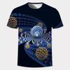 Summer Fashion New 3D Golden Light Digital Printing Round Neck Short-sleeved Men's Casual Hot-shirt Quick-drying T-shirt