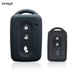 For Nissan Tiida Silicone Key Holder Keychain for Nissan NV200 Pathfinder R51 Qashqai G10 Key Car Accessories Case Cover Shell