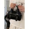 Spring fashion portable bowling bag women's 2025 new simple small square bag versatile messenger bag