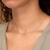 Women Necklace Rhinestone Decor Hollow Chain Lady Clavicle Necklace Daily Prom Party Commuting Neck Jewelry