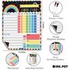 Inkdotpot Magnetic Dry Erase Weekly  Daily Chore Chart Schedule Board for Kids Chores Reward Chart,Good Behavior Chart