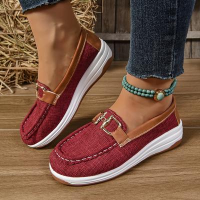 Fashion Women Casual Shoes Spring Autumn Flat Loafers Fashion Non-slip Soft Denim Flat Women Sneakers Designer Shoes Zapatos De Mujer