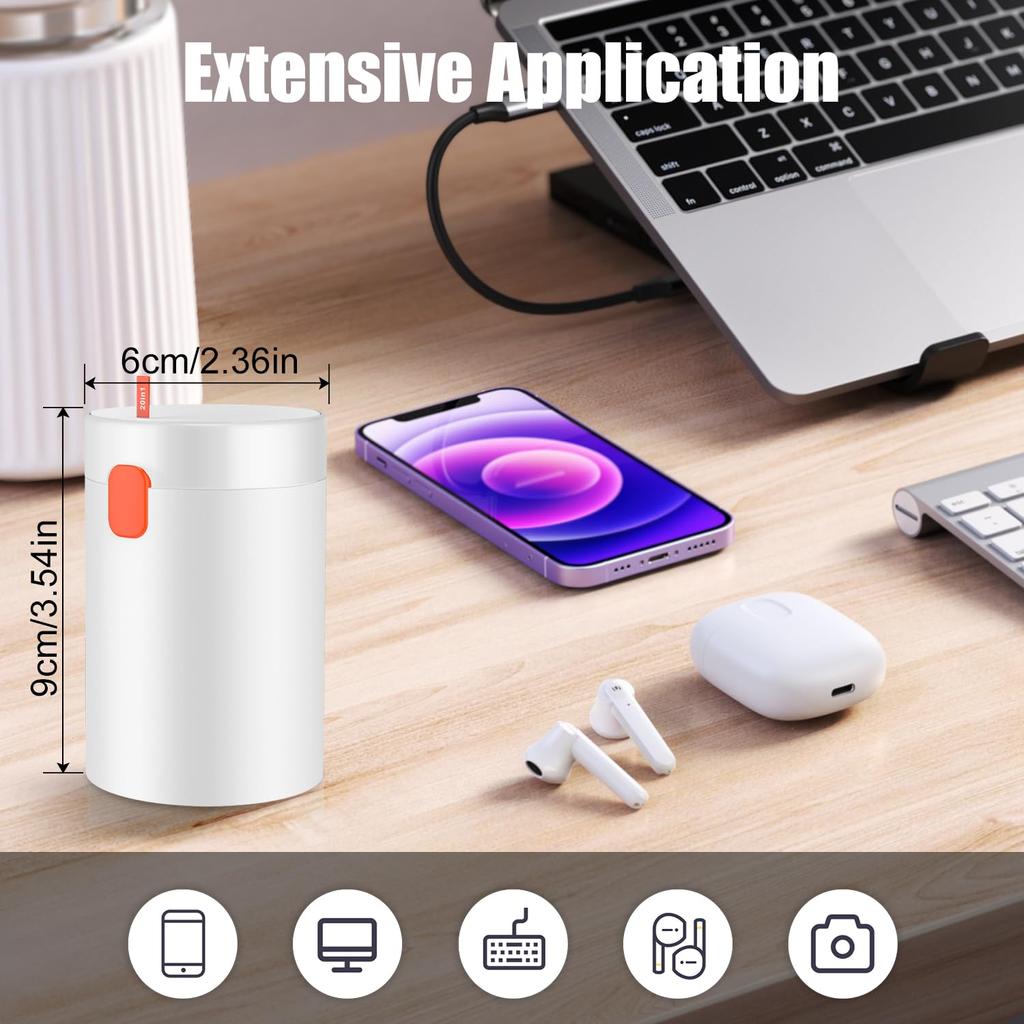 VICHYIE Czyszczenie Klawiatury Czyszczenie AirPods Bezprzewodowe Słuchawki Czyszczenie Aparatu Łatwe Zintegrowane Czyszczenie do Czyszczenia Produktów Elektronicznych