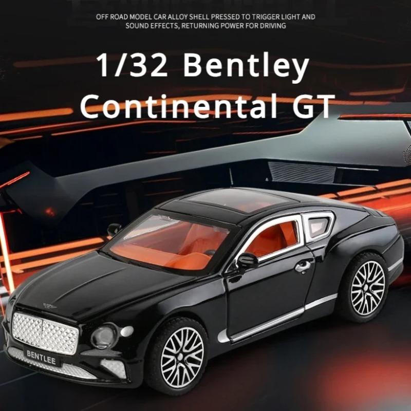 1/32 Bentley Continental GT литая модель автомобиля из металла имитационная модель — фото 4