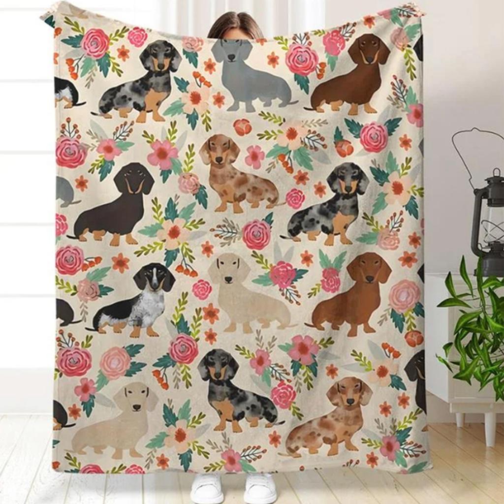 Merry Christmas Cartoon Flannel Blanket, Christmas Blanket Gift For Kids, Men And Women, Funny Soft Throw Blanket For Bedding And Sofa