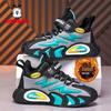 Bobodou Boys' Winter Warm Velvet Lined Cotton Sports Shoes for Kids