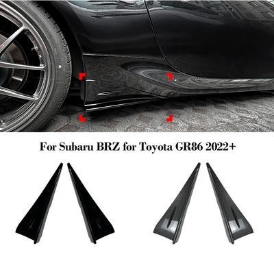 ABS Rear Side Skirt Wrapping Corner For Subaru BRZ for Toyota GR86 + Air Spoiler Diffuser Splitter Auto Parts Accessories