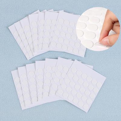10 Blatt Acryl doppelseitiges Klebeband rund 10mm*30 Stück spurlos Nano wasserdichter Klebeaufkleber für Zuhause Party Dekoration