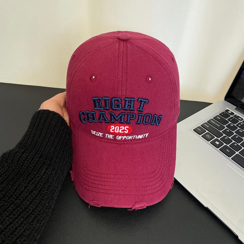 

Big head circumference baseball cap children s versatile sunscreen visor simple embroidery wide brim duck showing face small tongue hat men