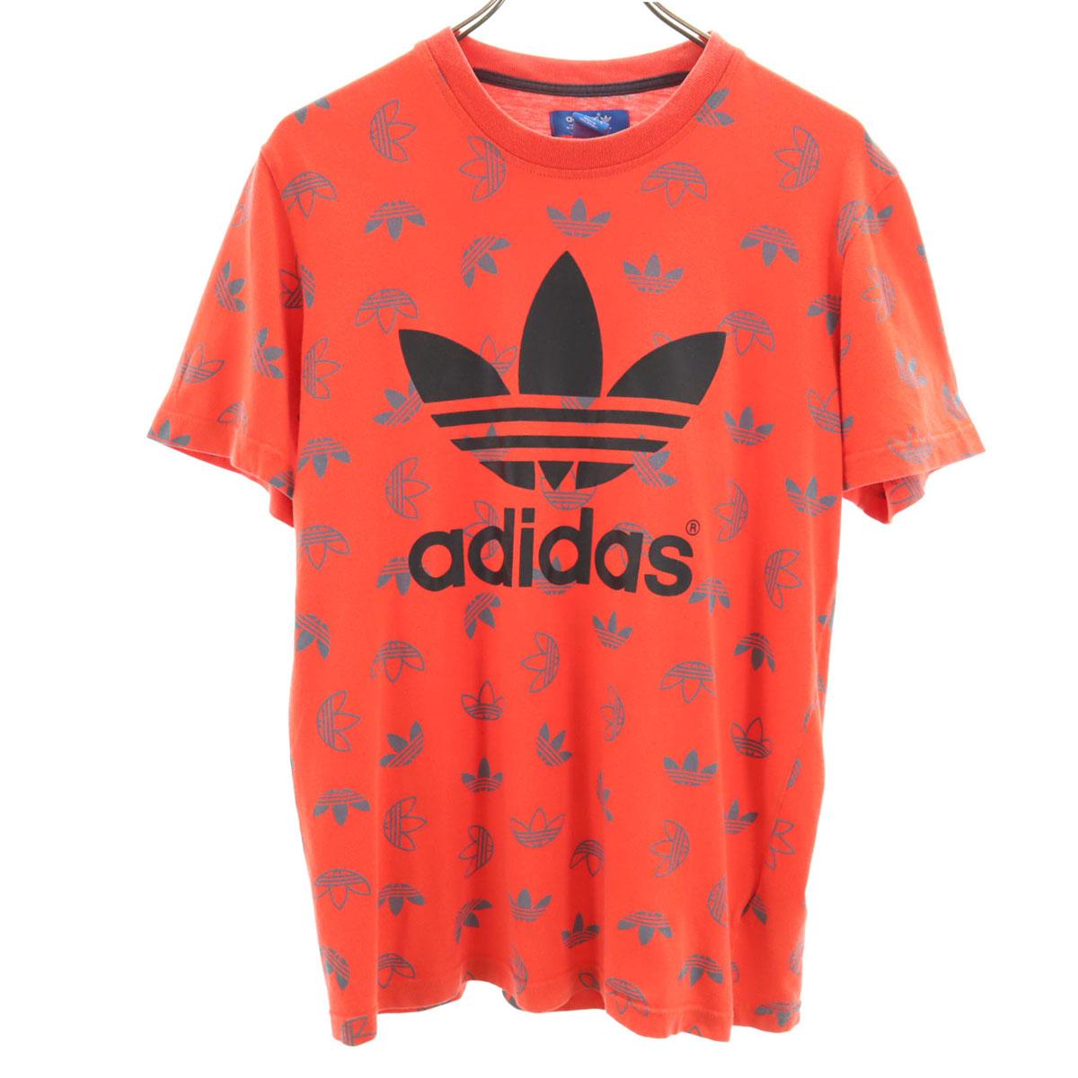 

adidas Originals Trefoil logo Short sleeve T-shirt M vermilion Men s Used