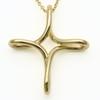 Used TIFFANY&Co. Necklace Infinity cross K18 yellow gold 4.6g Yellow Gold