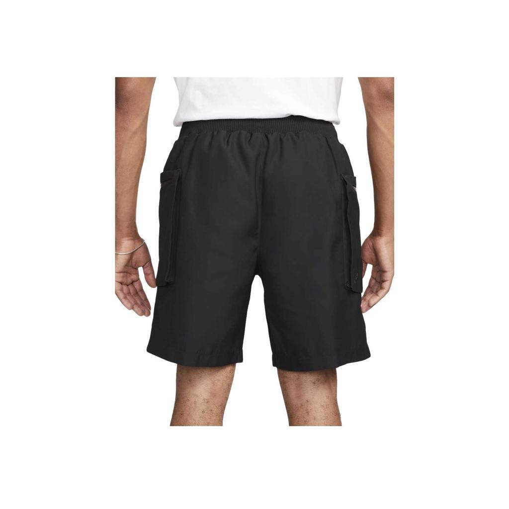 Nike Woven Utility Shorts Solid Color Loose Mid Waist Casual Shorts Men Shorts Black FB7528-010
