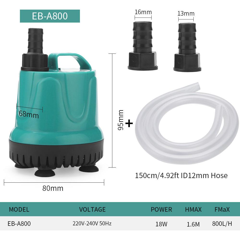 Pompă submersibilă pentru acvariu cu aspirație inferioară și filtrare prin circulație