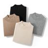 Women's 100% Cashmere Half-High Collar Slimming Knit Pullover Sweater