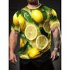 Summer Men's 3D Printed Crew Neck T-shirt Is Fashionable, Versatile, Breathable, Trendy, and Casual