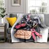 Hair Styling Essentials Blanket Flannel Blanket for Bed, Sofa, Camping, Hiking, Picnic Essentials, Gift for Family Fan Gifts