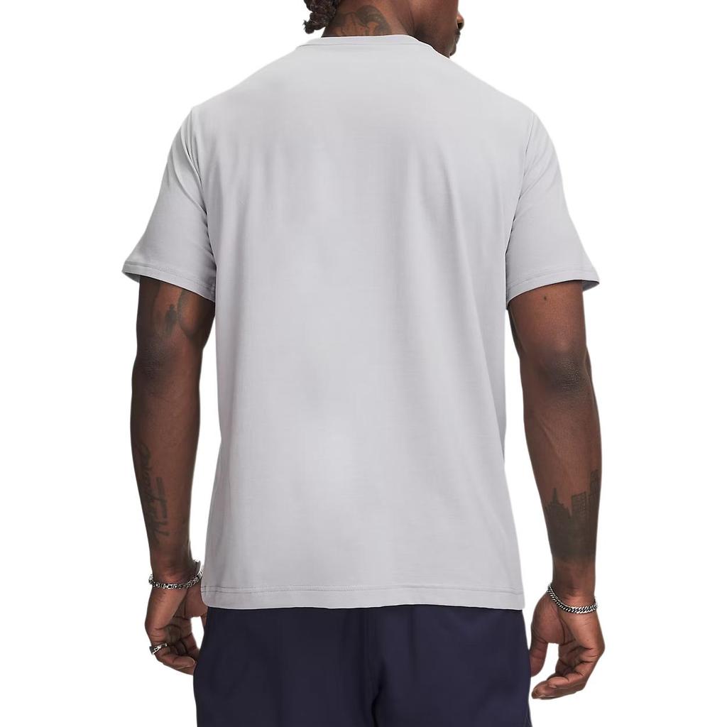 Under Armour Letter Print Round Neck Short Sleeve T-Shirt Men Tops 6009261-011