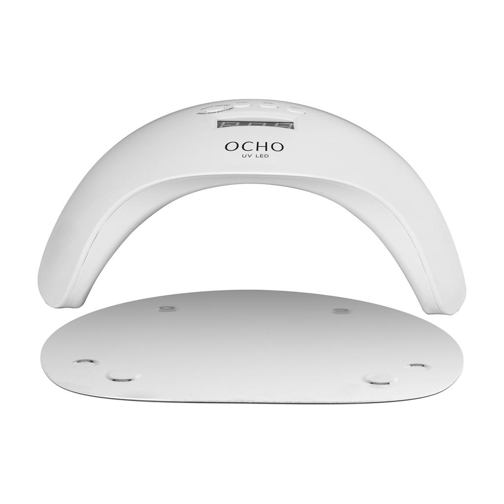 Lampa Uv Led Ocho Nails X13 65W Biała Z Lustrzanym Dnem