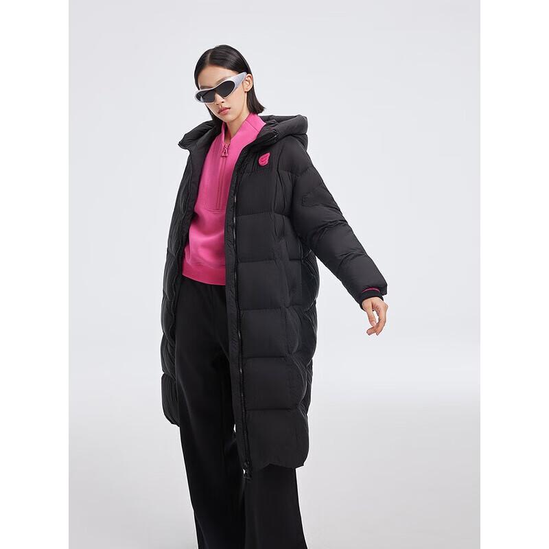 Ailay Women's 2025 Long Hooded Warm Duck Down Jacket