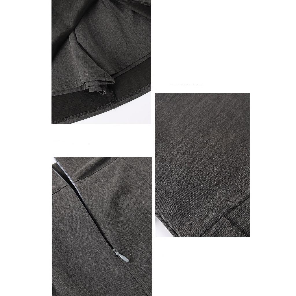 Qooth Women Spring Y2K Oversize Split Pencil Mini Skirt Summer School Girl Sexy High Waist Big Size A-line Skirt QT2025