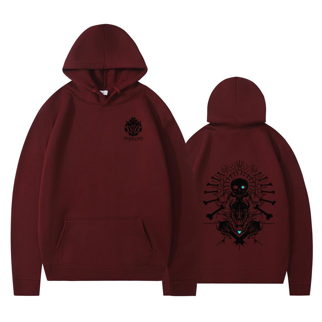 Autumn Winter Ainz Ooal Gown Hoodies Men Fashion Long Sleeve Sweatshirts Women Casual Harajuku Streetwear Sudaderas