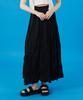 KOLEAT Women Cooling Refrigerator Marmont Pleated Flare Long Skirt [Black] Long Skirt Ver.