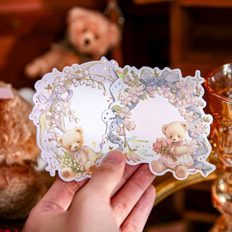 

moin moin Teddy Bear Message Cards, 12 Varieties, 180-Piece Set, Large Pack, 2512me432