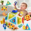 22-in-1 Toddler Busy Cube Toys Montessori Sensory Toys for Toddler Educational  Activities Learning Travel Toy  Fine Motor Skill