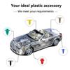 50/100/200pcs Auto Fastener Clips Vehicle Retainer Rivet Door Panel Fender Liner Bumper Fender Trim Plastic Mixed Car Clips