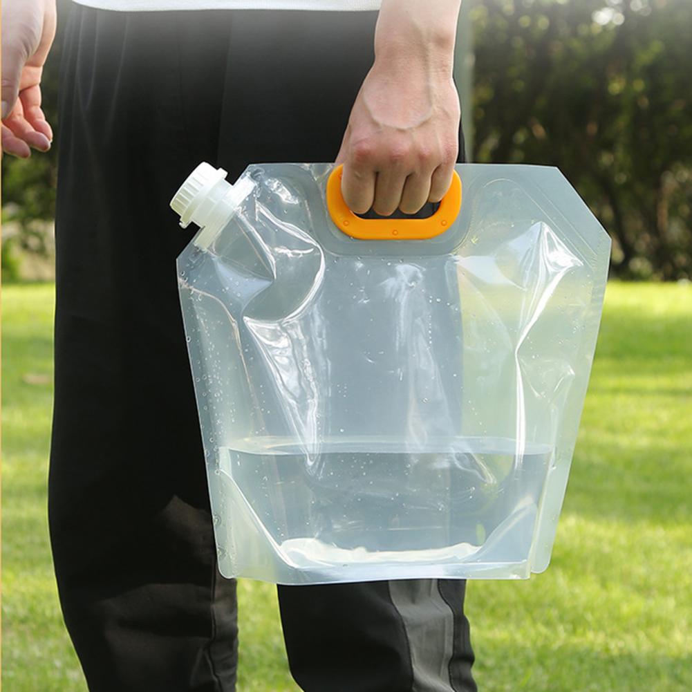 Water Bucket Bag Environmental Water Container Bag PE Food Grade Materials  Unique PE Reusable Water Lifting Carrier