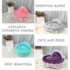 Princess Pet Bed with Bows Ruffled Lace Design Soft and Beautiful Dog Sofa Detachable Cushion Princess Nest