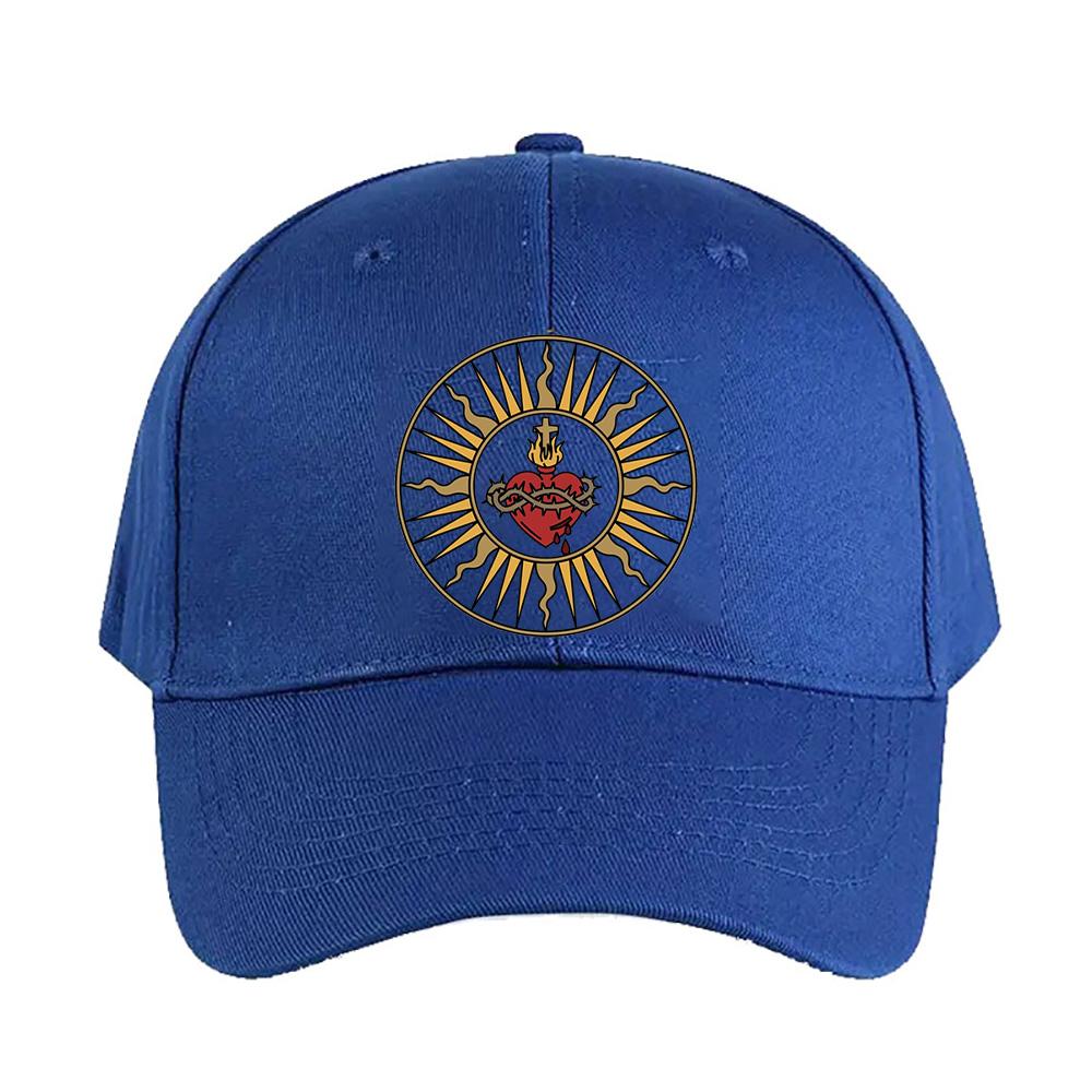 Sacred Heart of Jesus Cap Summer Woman Man Adult Hat Fashion Casual Adjustable Printed Baseball Caps Trucker Cap
