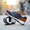 Men's Sports Casual Shoes  Spring Comfortable and Breathable Travel White Shoes Running Lace-up Men's Tennis Shoes No. 46