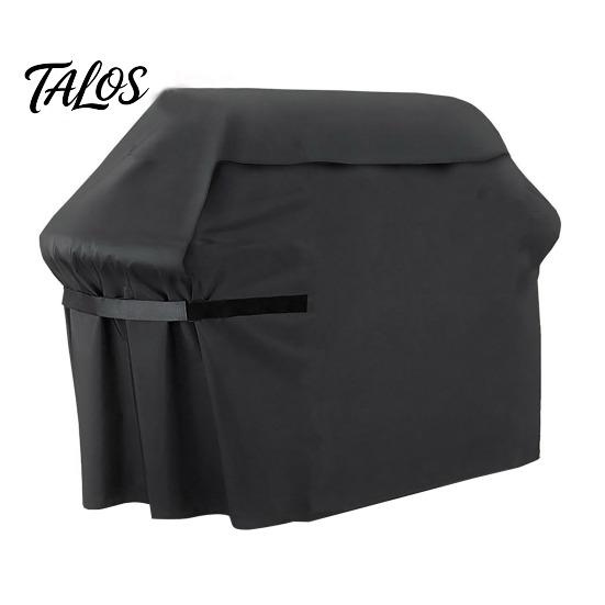 Outdoor Grill Protection Heavy-Duty BBQ Cover with Fastener Tapes Waterproof UV Resistant All-Weather Gas Protector Durable