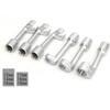 1 Set Car Diesel Fuel Injection Pipe Socket Wrench L-shaped Open Hexagon Slotted Oxygen Sensor Wrench Auto Repair Tools