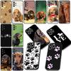 Paw Dachshund Dog Phone Case for Samsung Galaxy S22 S21 S20 FE Ultra Plus A35 A36 A37 A33 A34 A04 A71 Protective Cover