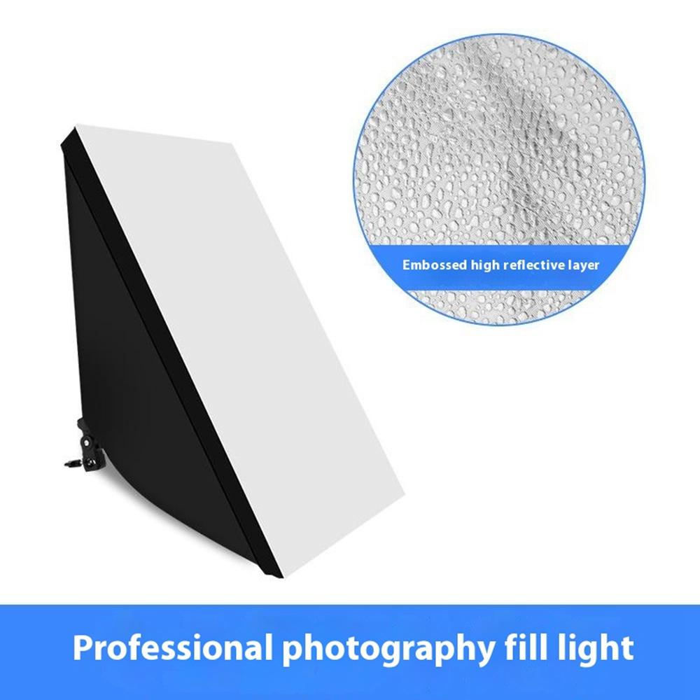 60x60cm Single Light Head Softbox Photography Studio Equipment for Portrait Product Shooting